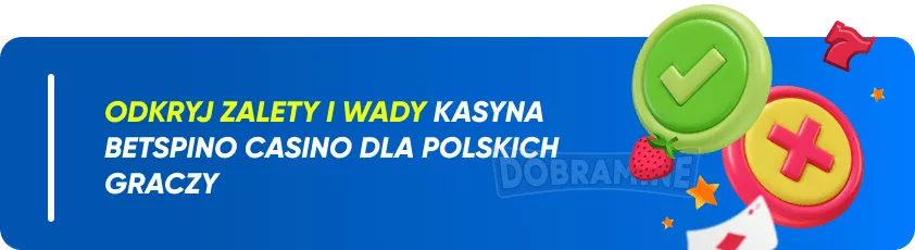 Zalety i wady polskiego kasyna Betspino