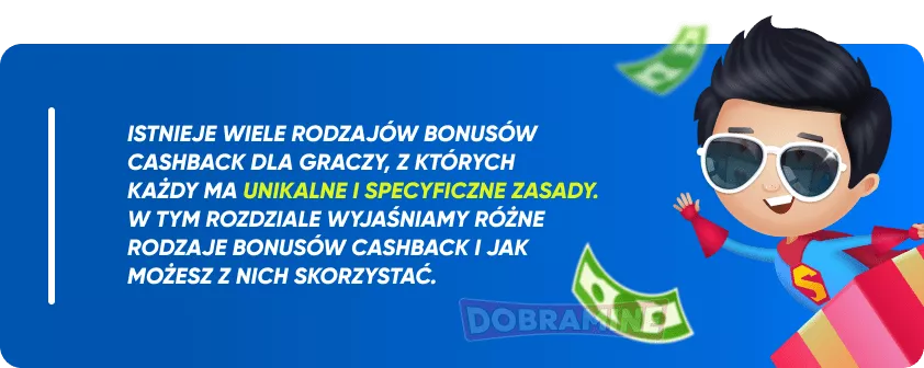 Rodzaje Bonusów Cashback w Kasynach Online w Polsce