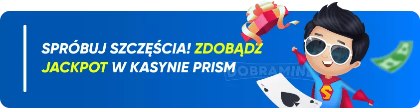 Gry z jackpotem dostępne w kasynie Prism