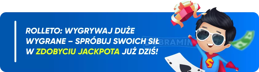 Gry Rolleto Jackpots dostępne dla polskich graczy