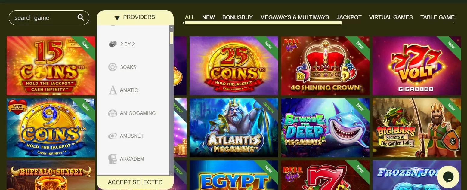 Thor Casino dostawcy