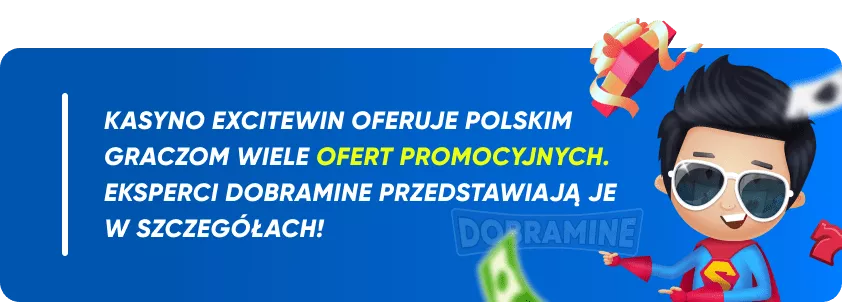 Oferty bonusowe Excitewin dla polskich graczy
