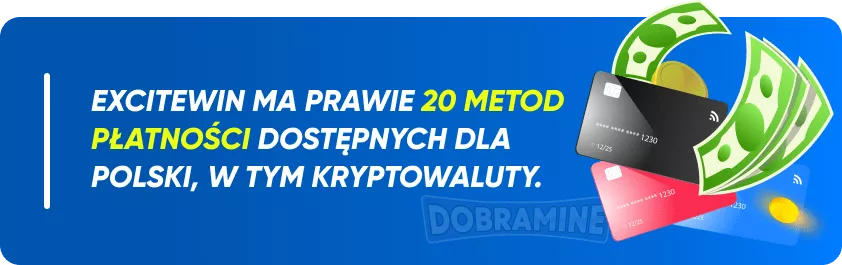 Dostępne opcje płatności w kasynie Excitewin dla polskich graczy 