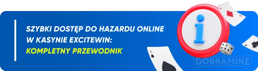Proces rejestracji w polskim kasynie Excitewin