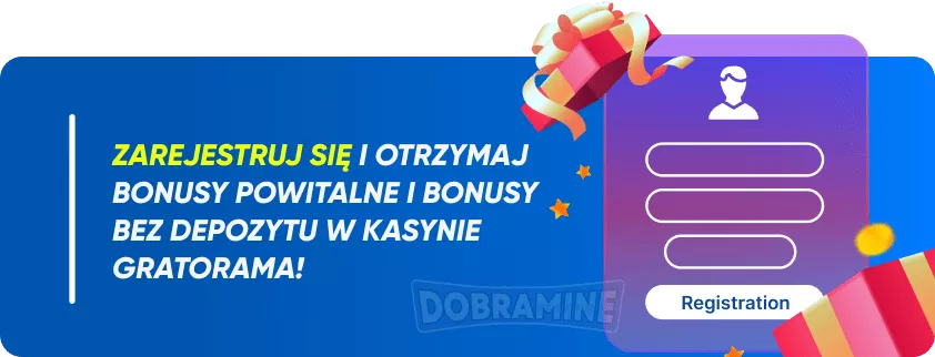 Rejestracja w kasynie online Gratorama 