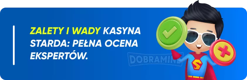 Kasyno internetowe Starda: zalety i wady