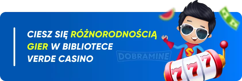 Dostępne w Verde gry na pieniądze i automaty