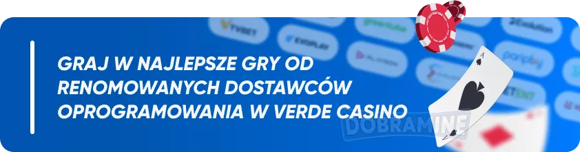 Renomowani dostawcy oprogramowania w Verde Casino
