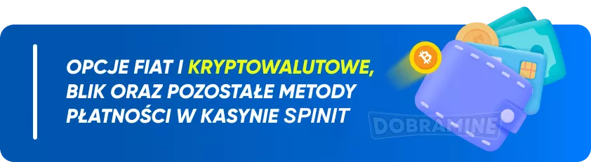 metody płatności w kasznie Spinit