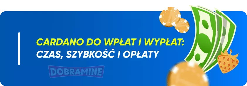 Wpłaty i Wypłaty Cardano 