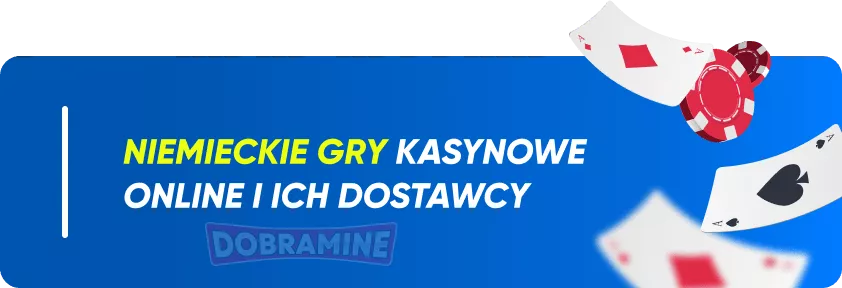Biblioteka gier i dostawcy niemieckich kasyn